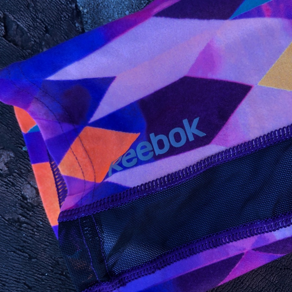 Reebok Pink & purple leggings size small - Picture 4 of 5